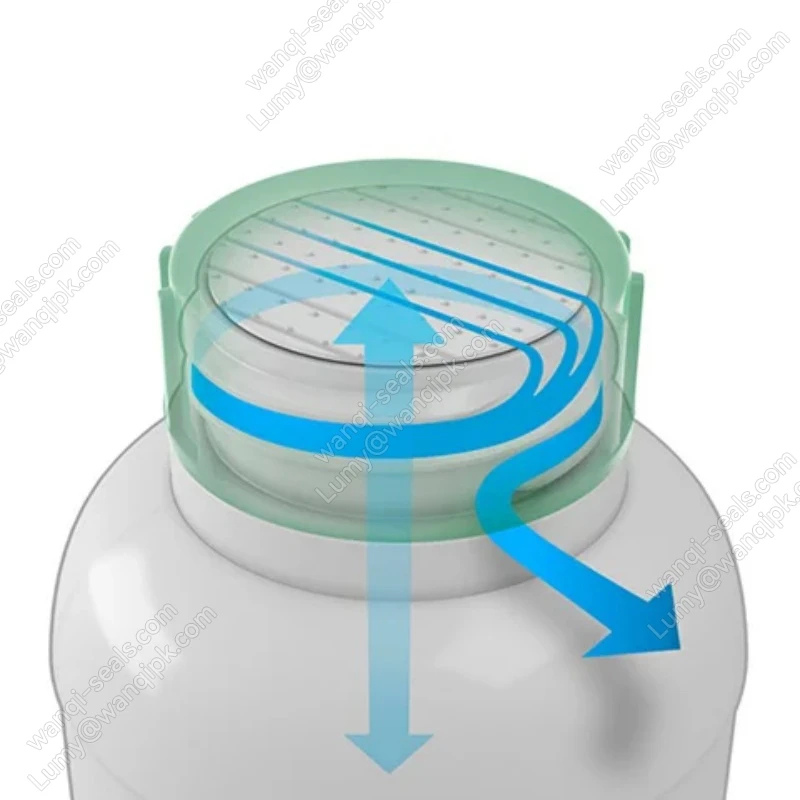 Joint respirant en mousse de poly&eacute;thyl&egrave;ne BL-215G &agrave; surface rainur&eacute;e