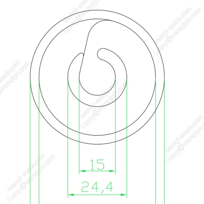Rev&ecirc;tement de joint d'&eacute;tanch&eacute;it&eacute; par induction &agrave; d&eacute;collement annulaire [ETPE-510E]