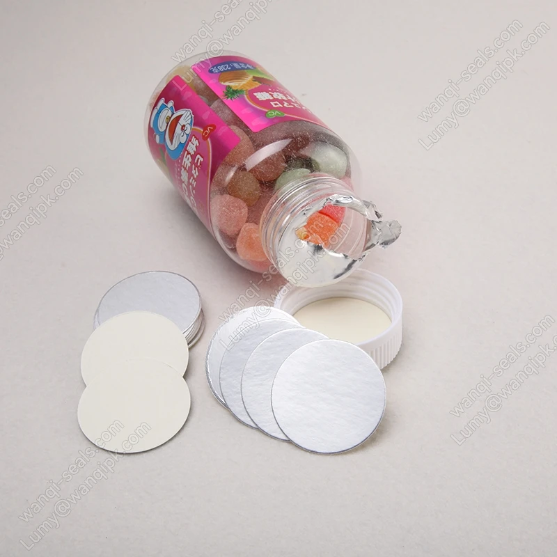 BP-320&nbsp;: Doublure de joint d'induction en papier d'aluminium en carton 2 en 1 en deux pi&egrave;ces