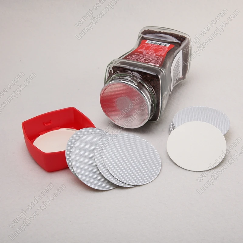 BP-320&nbsp;: Doublure de joint d'induction en papier d'aluminium en carton 2 en 1 en deux pi&egrave;ces